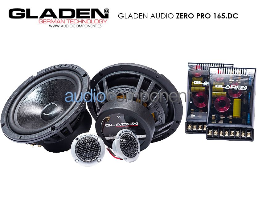 Gladen Audio PRO 165 - Altavoces frecuencias medio graves - Audio Component  - Venta on line Car Audio e instalación de equipos de música HIFI de alta  fidelidad para coche en Valencia