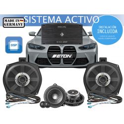 Instalación de kit de sistema de sonido para coche BMW ETON MOSCONI ADVANCED - UPGRADE Audio Component BMW DSP