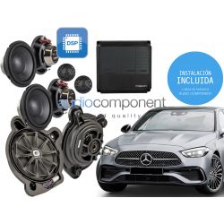 Kit de sonido Mercedes Clase C w206 Gladen Audio Mosconi con instalación - Equipo de música específico para MERCEDES (6)