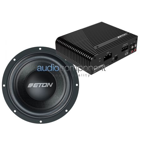 Subwoofer ETON PW10 y amplificador ETON MINI 300.2