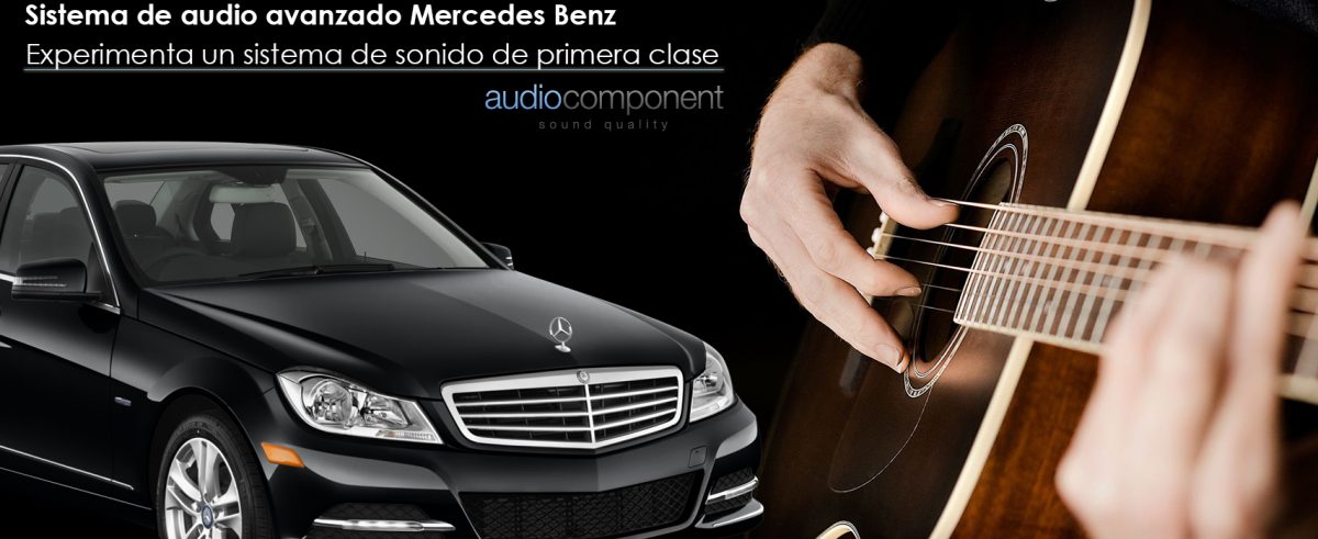 Amplificador Mercedes ETON Mini 150.4 para mejorar la calidad de sonido